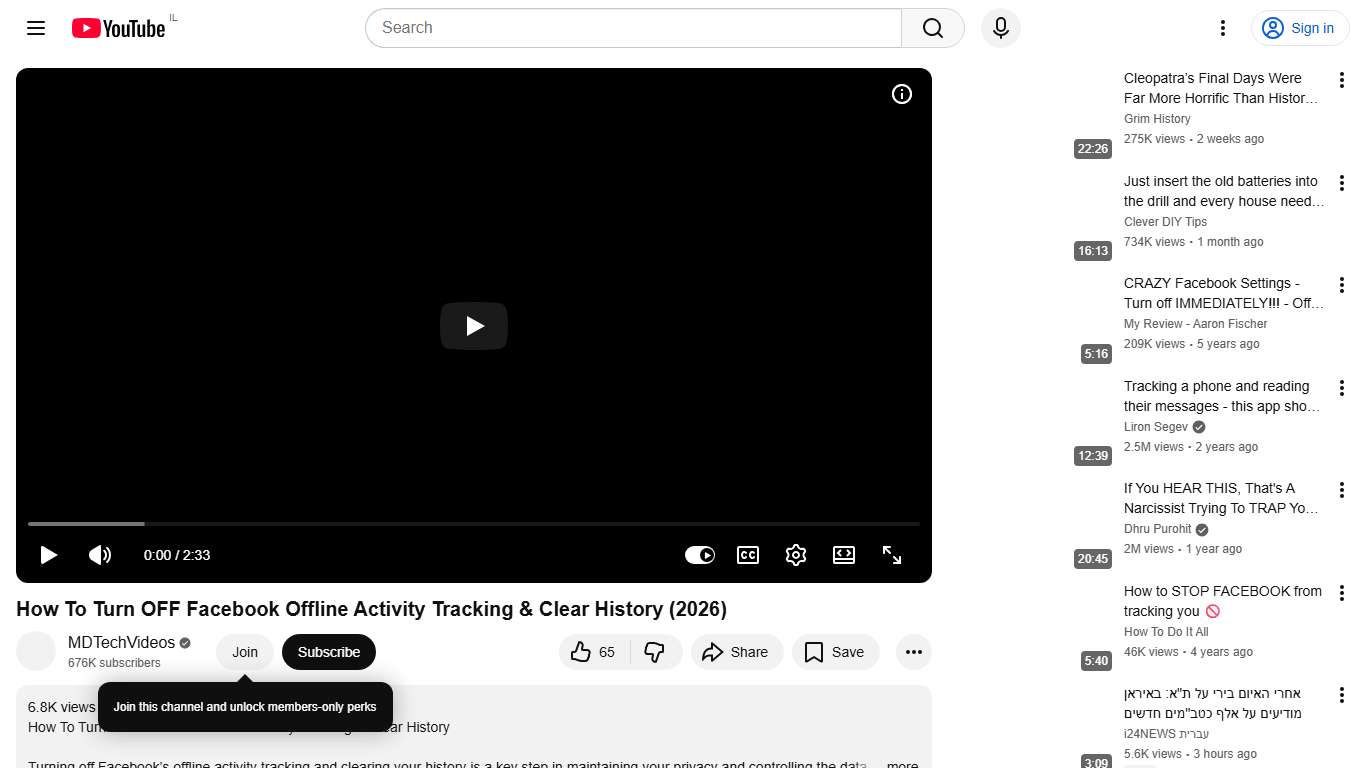 How To Turn OFF Facebook Offline Activity Tracking & Clear History (2026) - YouTube